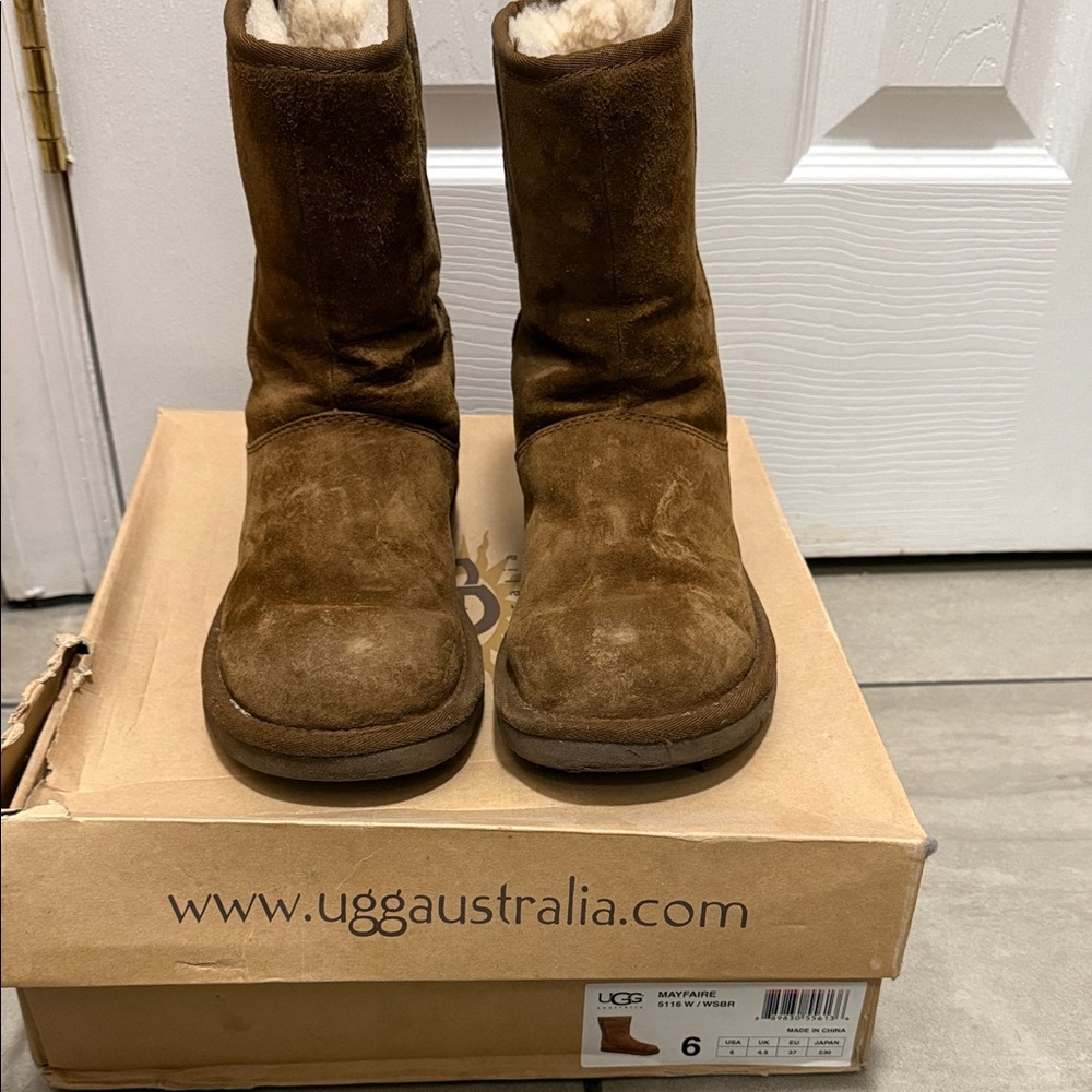 UGG Mayfaire Chestnut Sheepskin Boots